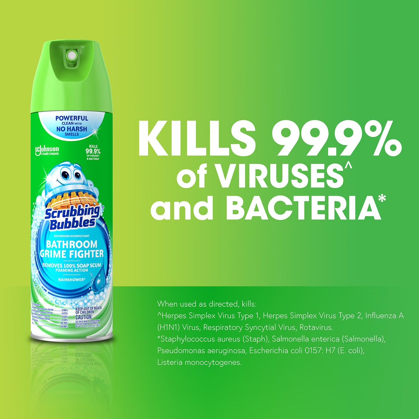 Scrubbing Bubbles Bathroom Cleaner, Rainshower, 4 ct., 100 oz.