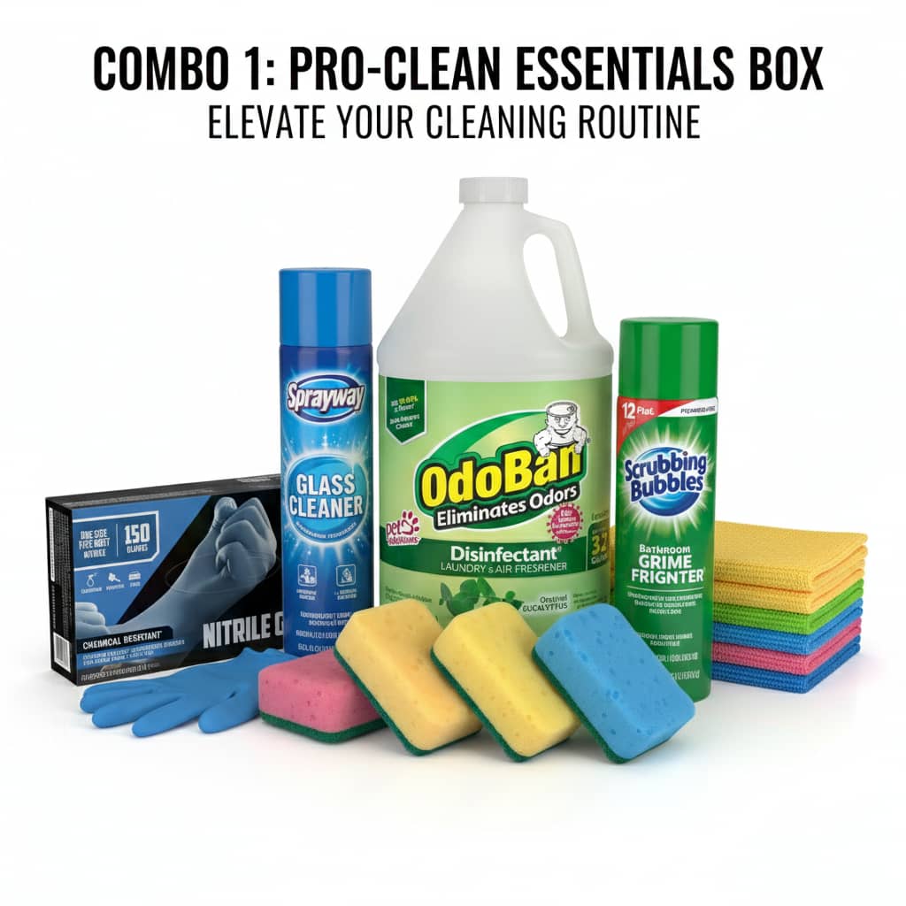 COMBO 1: PROFESSIONAL APPROACH (THE PRO-CLEAN ESSENTIALS BOX)