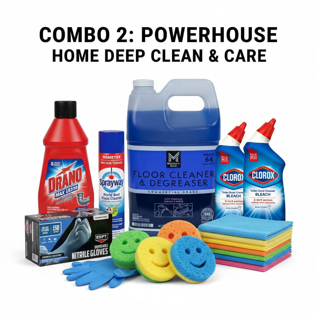 COMBO 2 ("HOME DEEP CLEAN & CARE" )