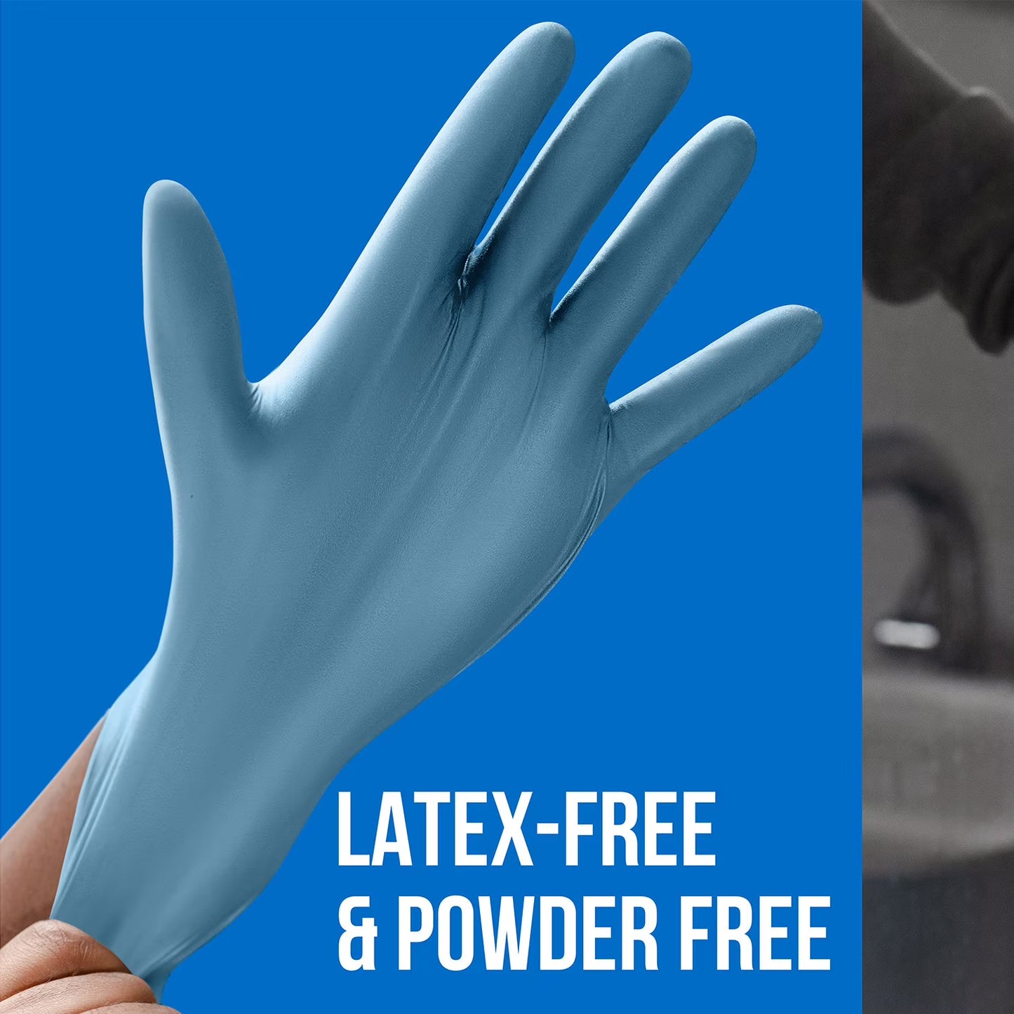 EQPT Blue Powder-Free Nitrile Gloves, 2 pk., 300 ct.