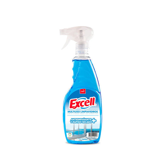 🧼 Limpiavidrios Multiuso Excell 500cc | Antiempañante + Secado Rápido