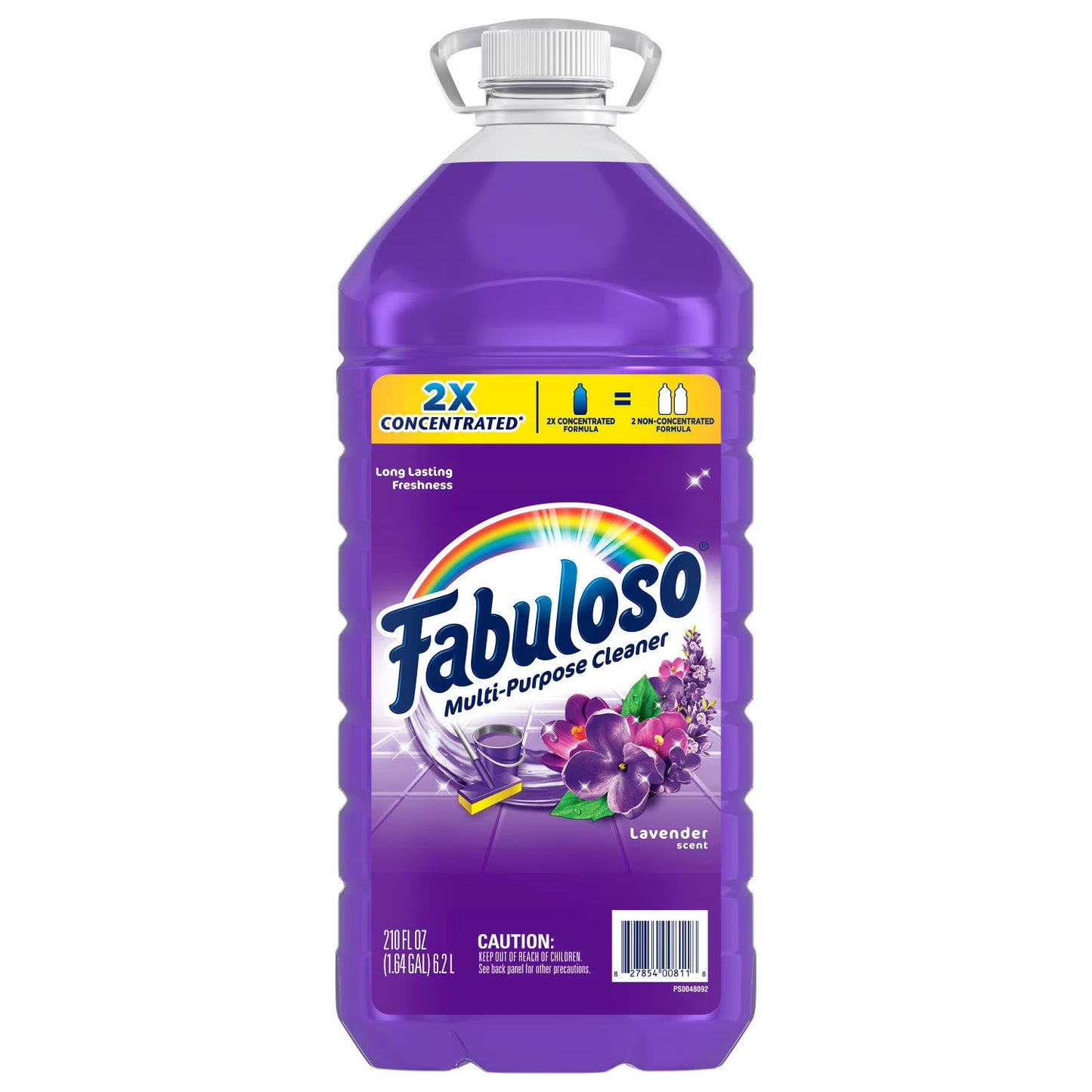 Fabuloso 2X Concentrated Multi-Purpose Cleaner, Lavender – 210 fl. oz.